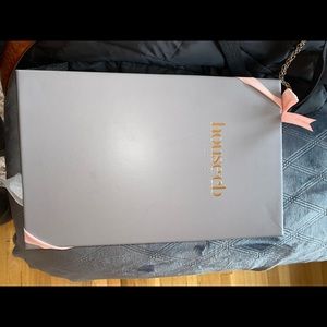 House of CB gold champagne dress - body shaping.